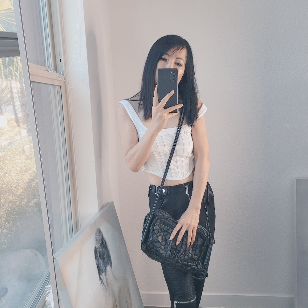 Rare Alexander Wang Shoulder Python Crossbody Bag - image 6